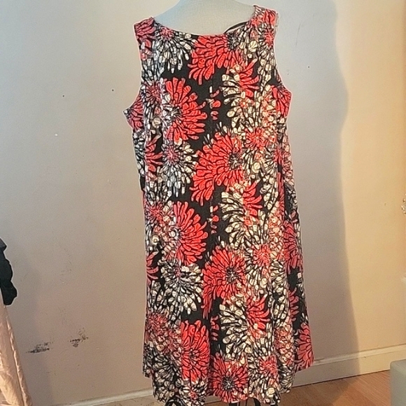 Perceptions Womans Floral Sleeveless Midi Dress, Size: 2X - Picture 3 of 7